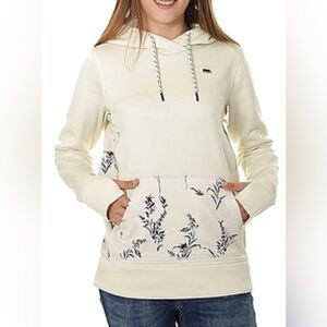 Burton Oak Fleece Pullover Hoodie - Canvas Heather/Canvas Bird XL
